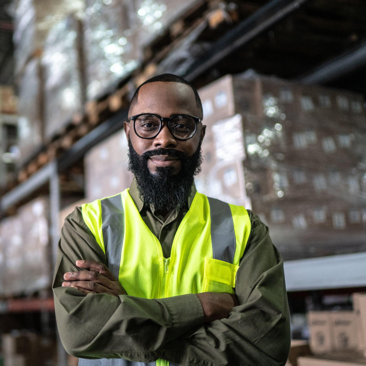 Logistiek medewerker op de werkvloer